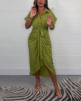 Valerie™ | Elegant Geplooide Jurk